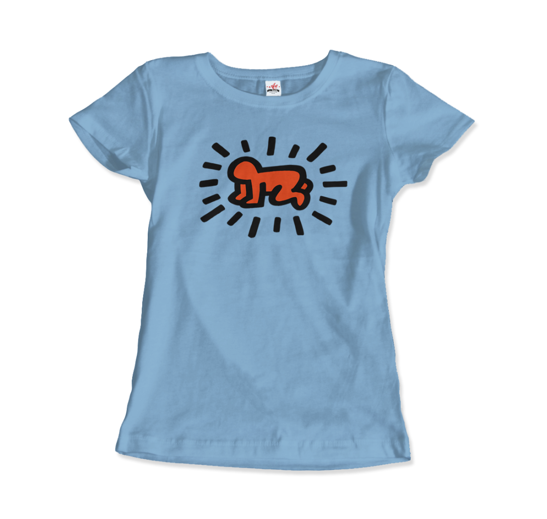 Radiant Baby icon, 1990 street art t-shirt by Art-O-Rama Shop
