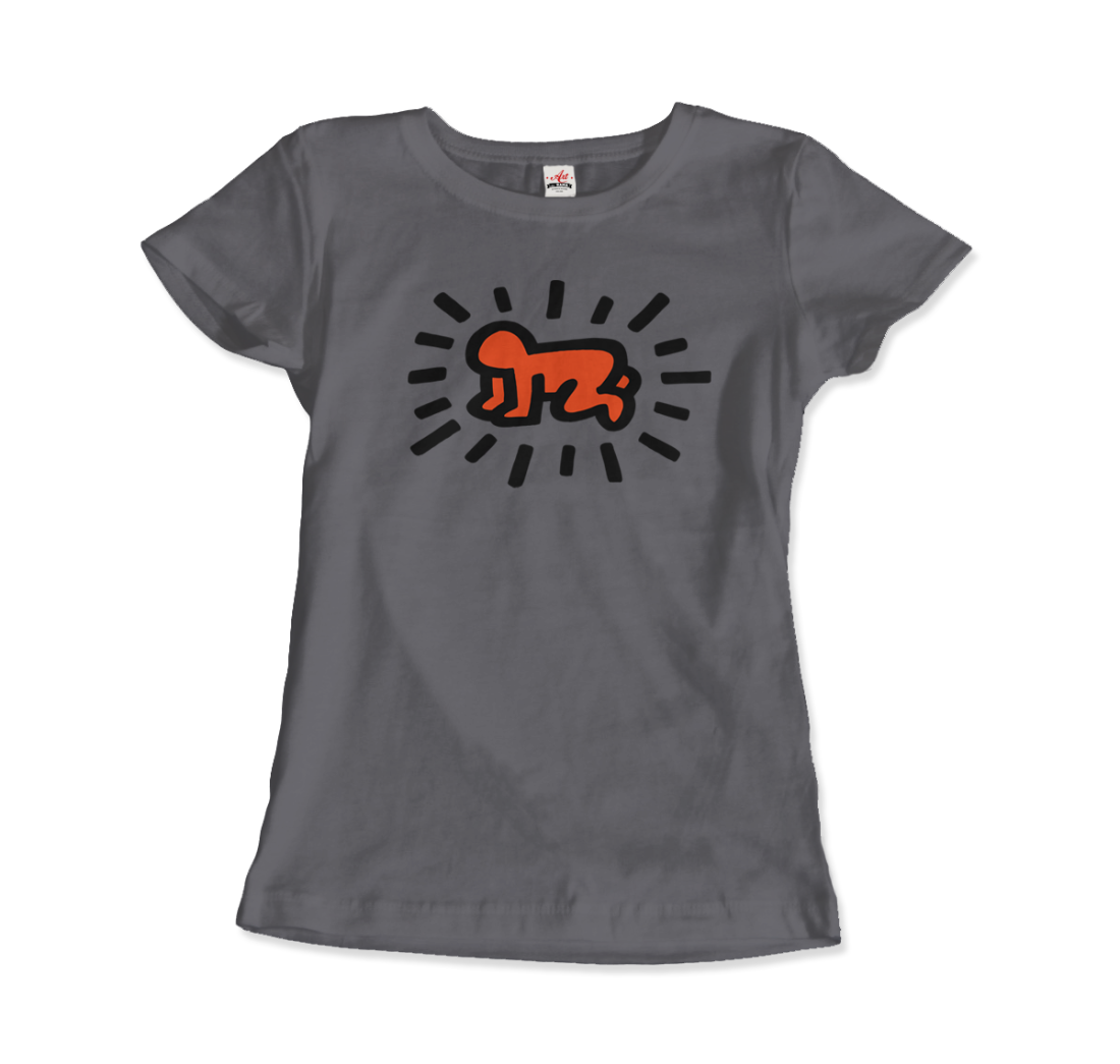 Radiant Baby icon, 1990 street art t-shirt by Art-O-Rama Shop