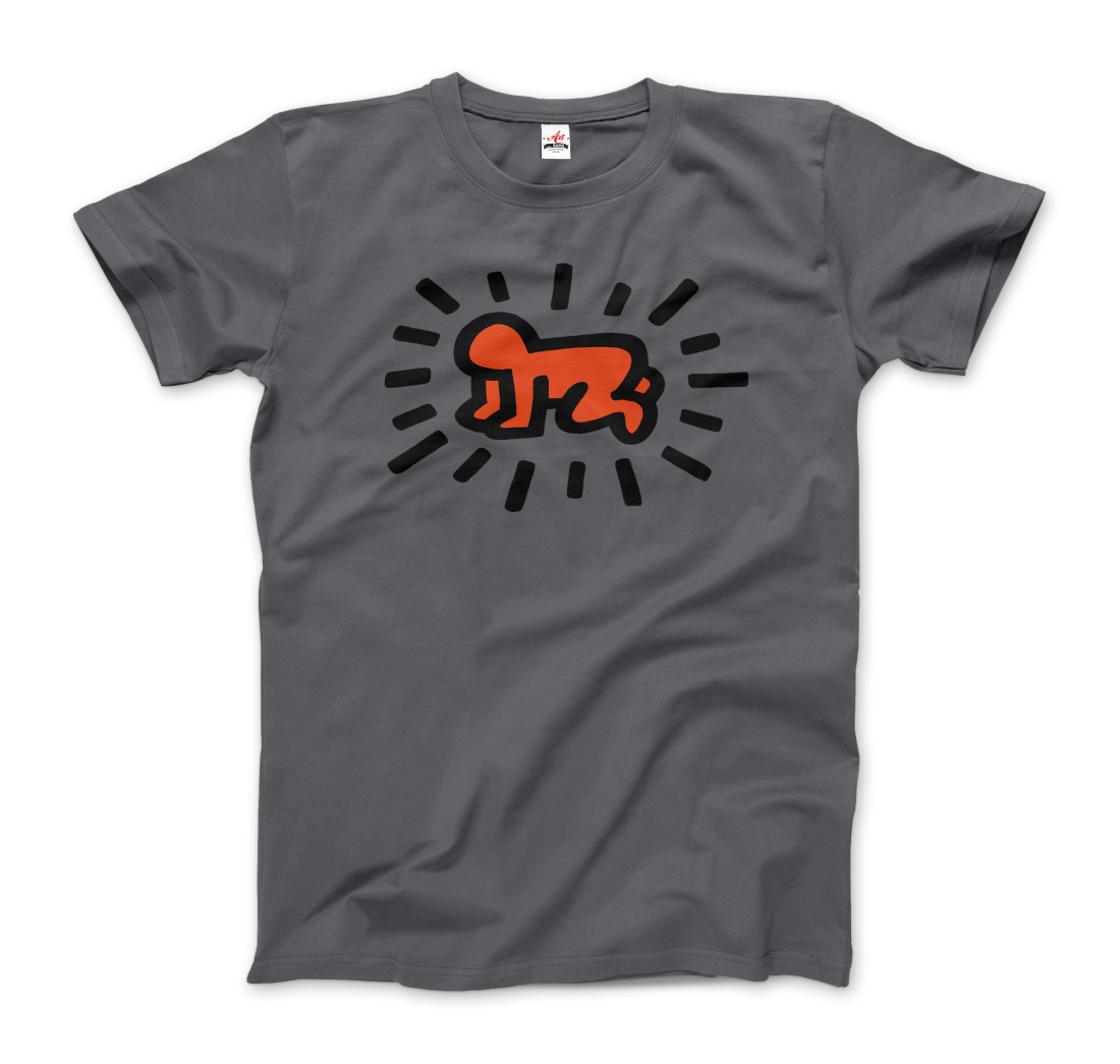 Radiant Baby icon, 1990 street art t-shirt by Art-O-Rama Shop