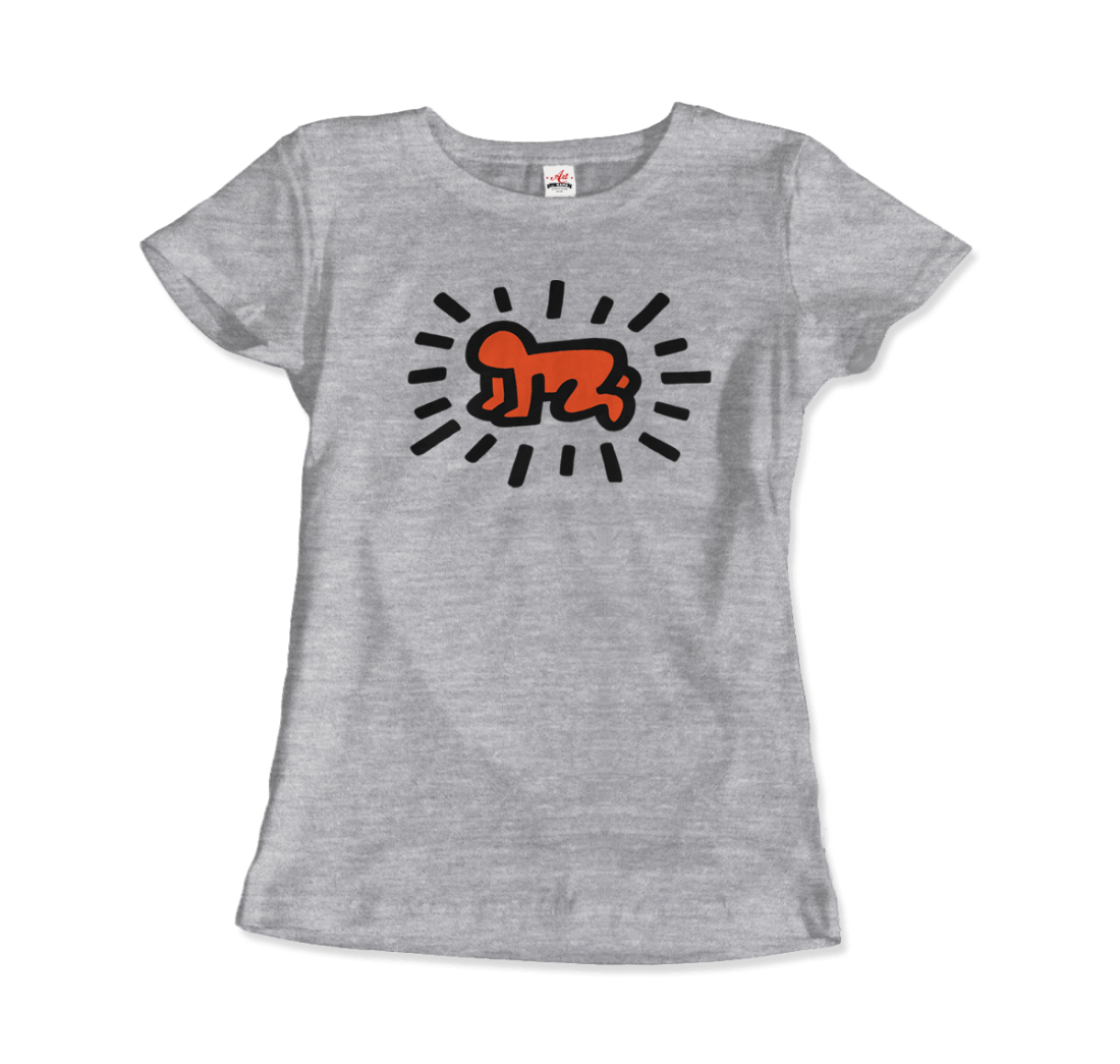 Radiant Baby icon, 1990 street art t-shirt by Art-O-Rama Shop