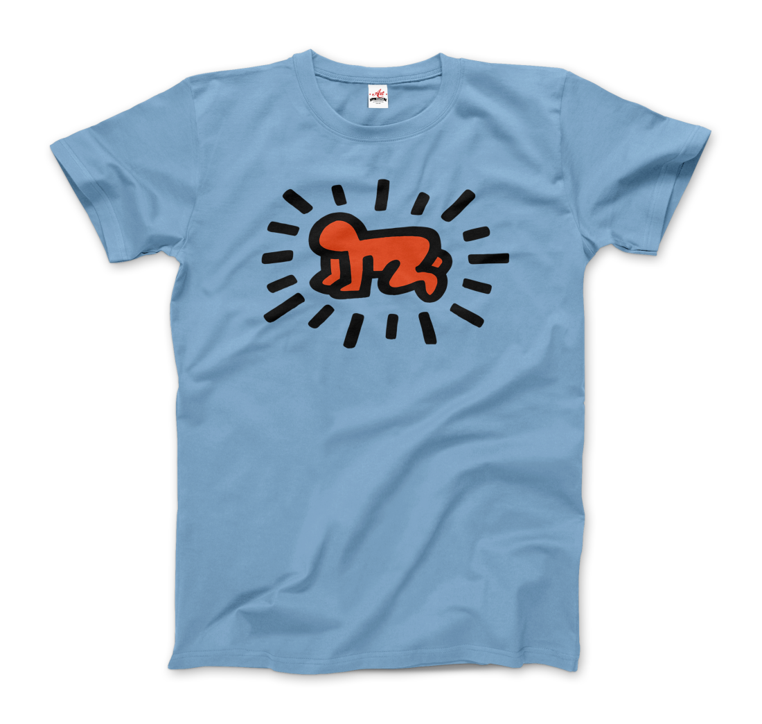 Radiant Baby icon, 1990 street art t-shirt by Art-O-Rama Shop
