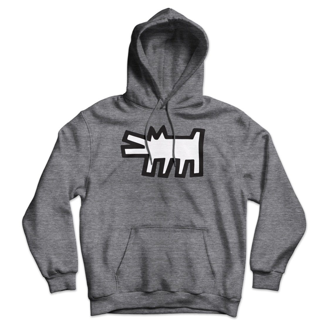 The Barking Dog Icon, 1990 Street Art Hoodie by Art-O-Rama Shop
