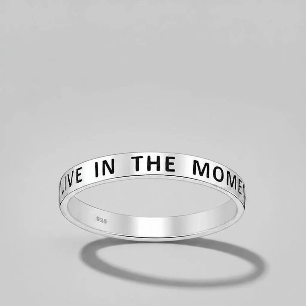 Ring Motivation (various) - Sterling Silver Inspirational Ring by La Moda Me