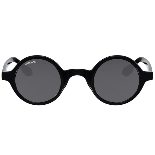 Barcelona Black Sunglasses - Minimalist UV400 by La Moda Me