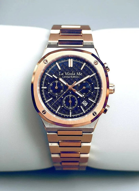 King Harald's Blue Jewel AG6 Watch - Premium Luxury Timepiece by La Moda Me