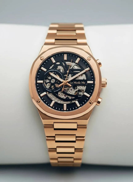 Rubros Jewel Gold Watch - Luxury Gold Timepiece by La Moda Me