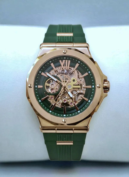 Stetind Emerald Watch - Anvil of the Gods Luxury Timepiece by La Moda Me