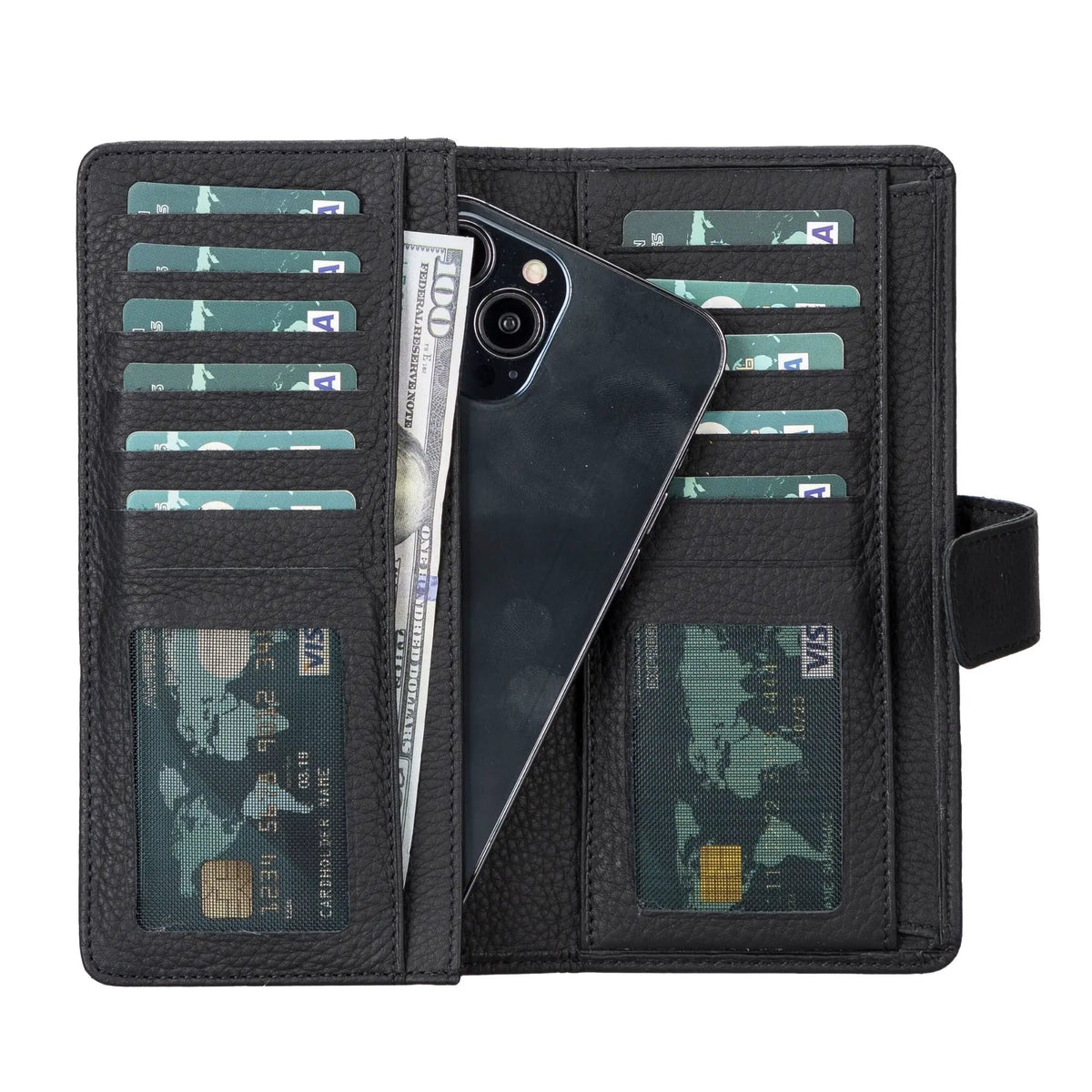 Lander Leather Phone Wallet and Multiple Card Holder for Women by TORONATA