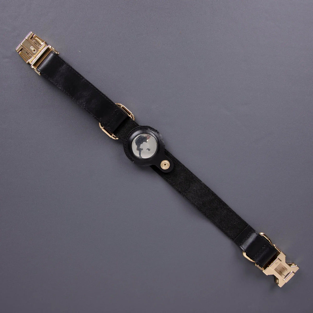 Charlotte Handcrafted Calfskin Leather Dog Collar - Compatible with AirTag by TORONATA