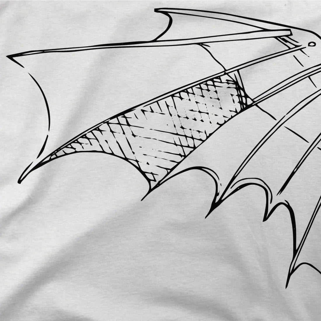Leonardo Da Vinci, Glider Sketch artwork t-shirt by Art-O-Rama Shop