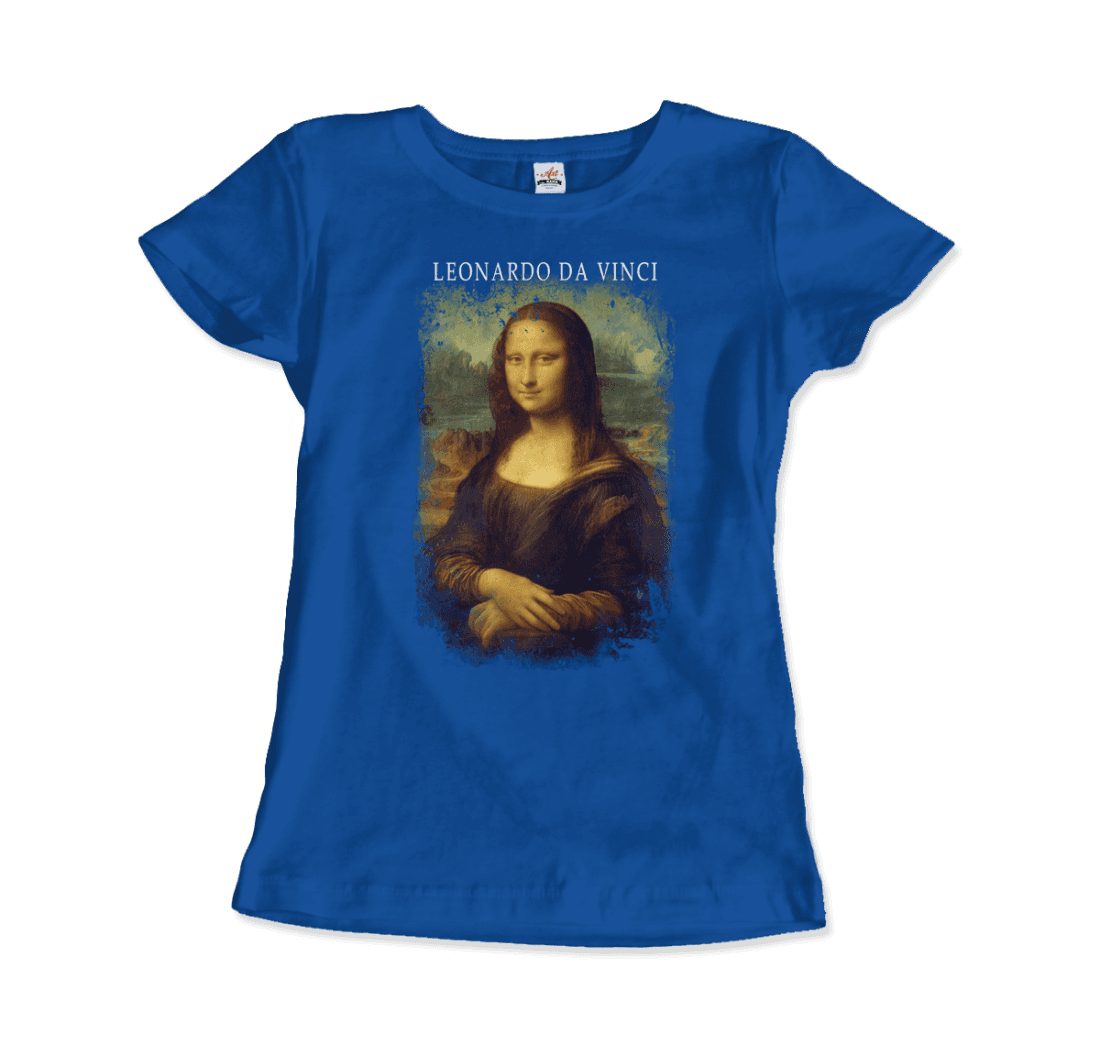 Leonardo Da Vinci, Mona Lisa, 1503~1519 artwork t-shirt by Art-O-Rama Shop