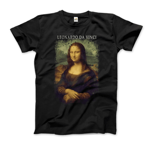 Leonardo Da Vinci, Mona Lisa, 1503~1519 artwork t-shirt by Art-O-Rama Shop
