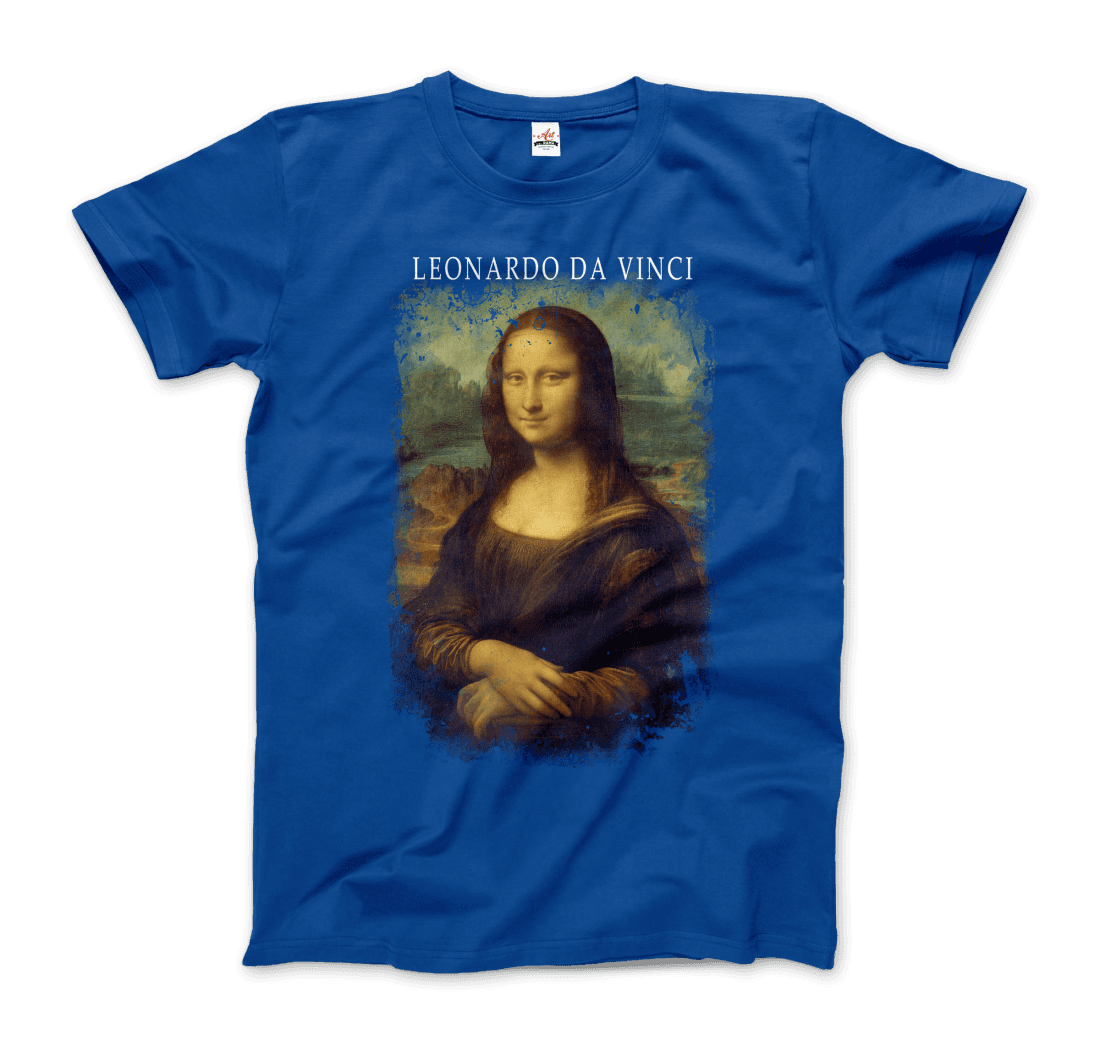 Leonardo Da Vinci, Mona Lisa, 1503~1519 artwork t-shirt by Art-O-Rama Shop