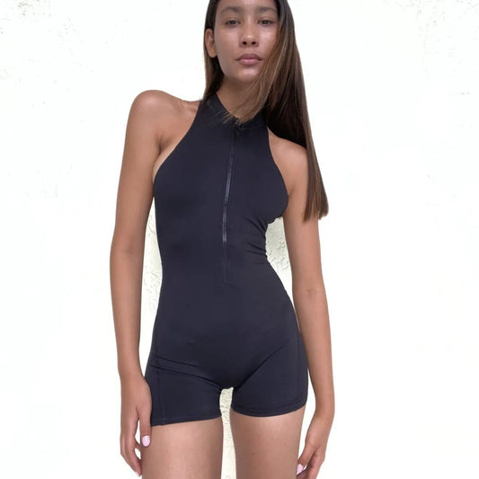 Lola Zip Romper by Rockstar Peach