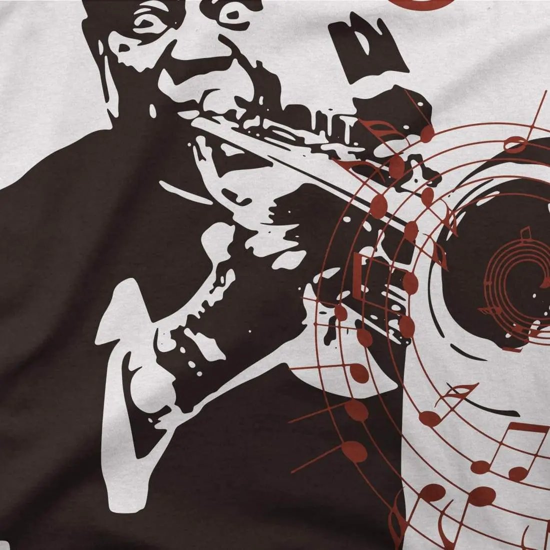 Louis Armstrong (Satchmo) Playing Trumpet t-shirt by Art-O-Rama Shop