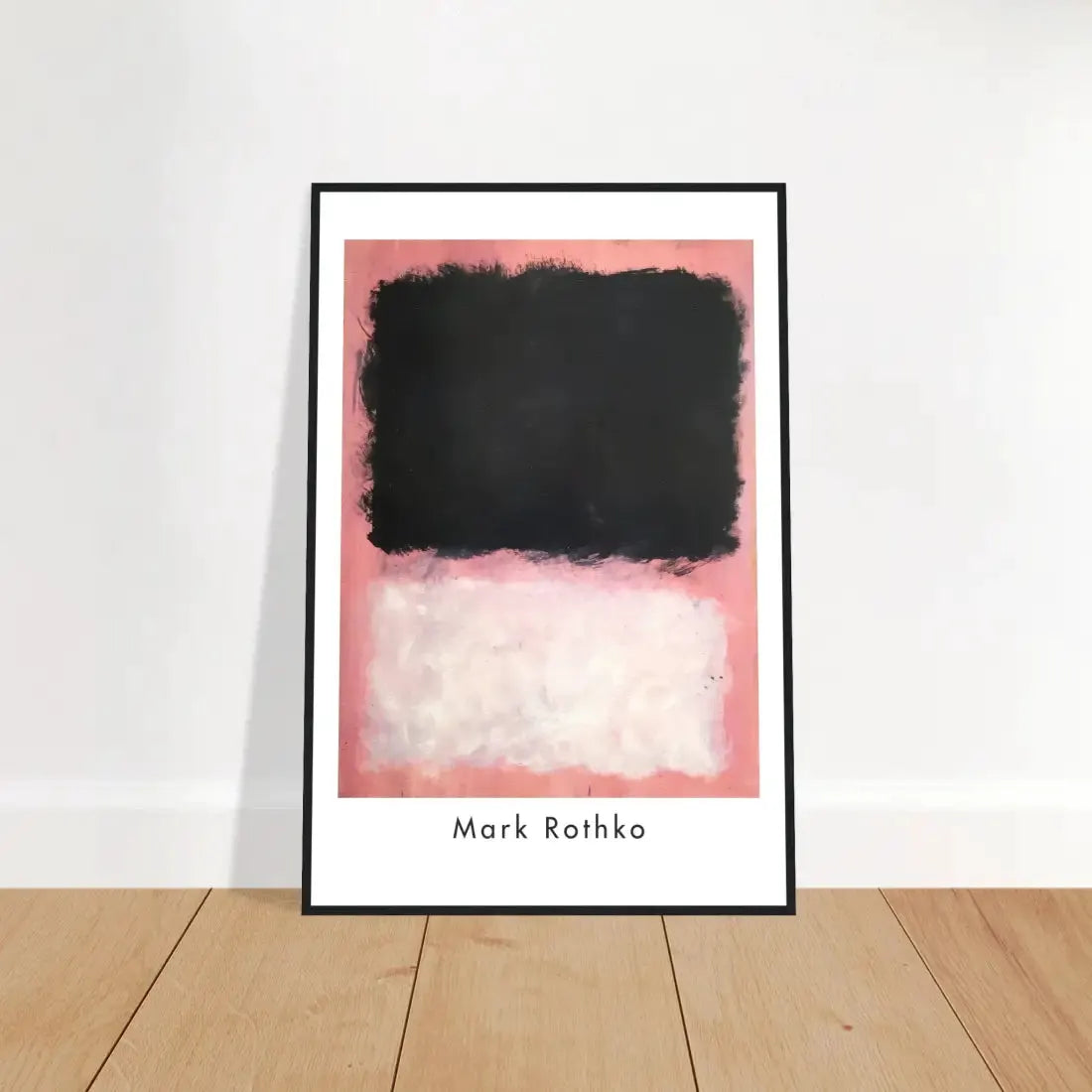 Mark Rothko Untitled, Pink, Black and White art poster by Art-O-Rama Shop