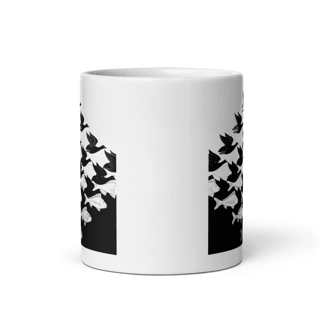 MC Escher Sky and Water I Art Mug by Art-O-Rama Shop