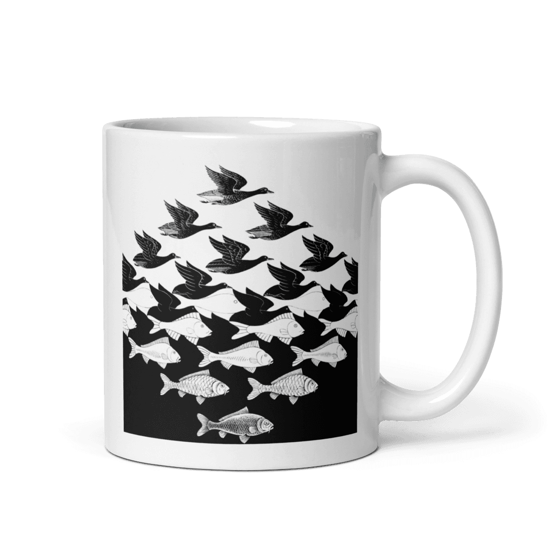MC Escher Sky and Water I Art Mug by Art-O-Rama Shop