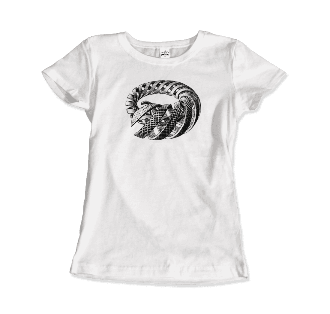 MC Escher Spirals art t-shirt by Art-O-Rama Shop