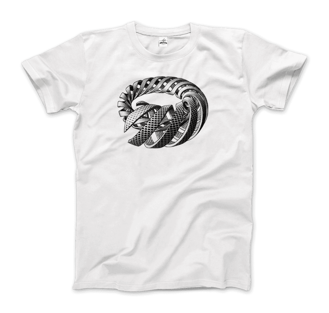 MC Escher Spirals art t-shirt by Art-O-Rama Shop