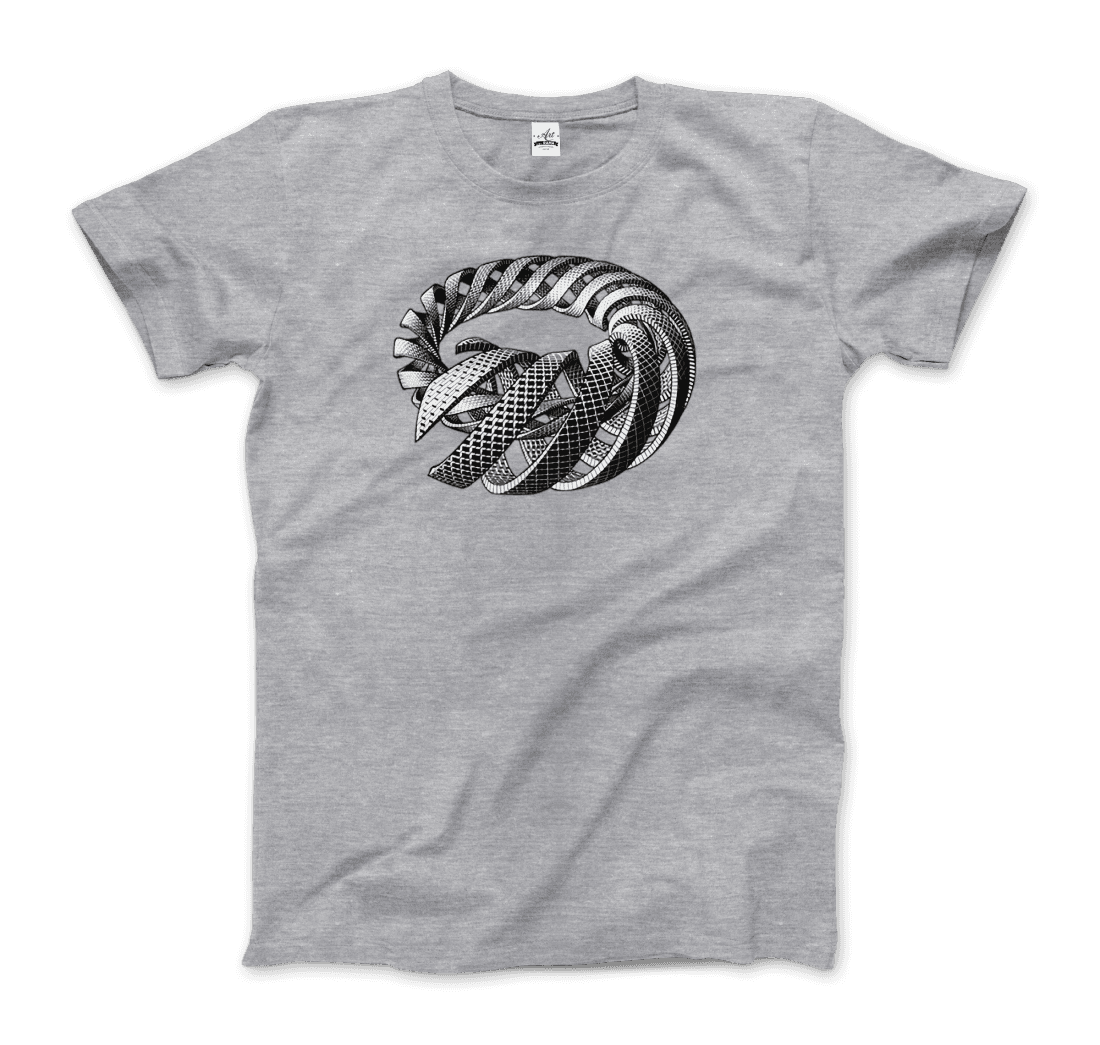 MC Escher Spirals art t-shirt by Art-O-Rama Shop