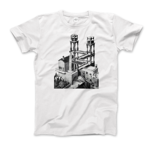 MC Escher Waterfall Illusion t-shirt by Art-O-Rama Shop