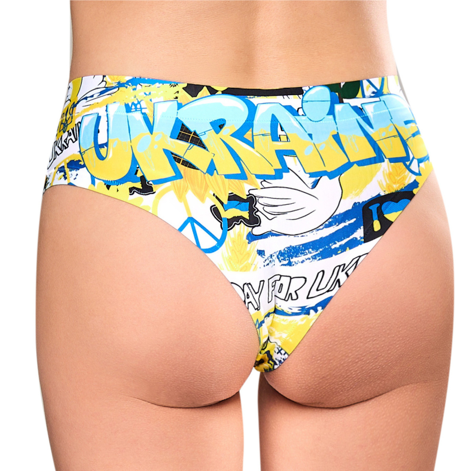 Memème Women’s Ultra-Comfortable UA - Art - Panties | Breathable Cotton Crotch, Stretchy Fit, No Elastic Bands by Mememe