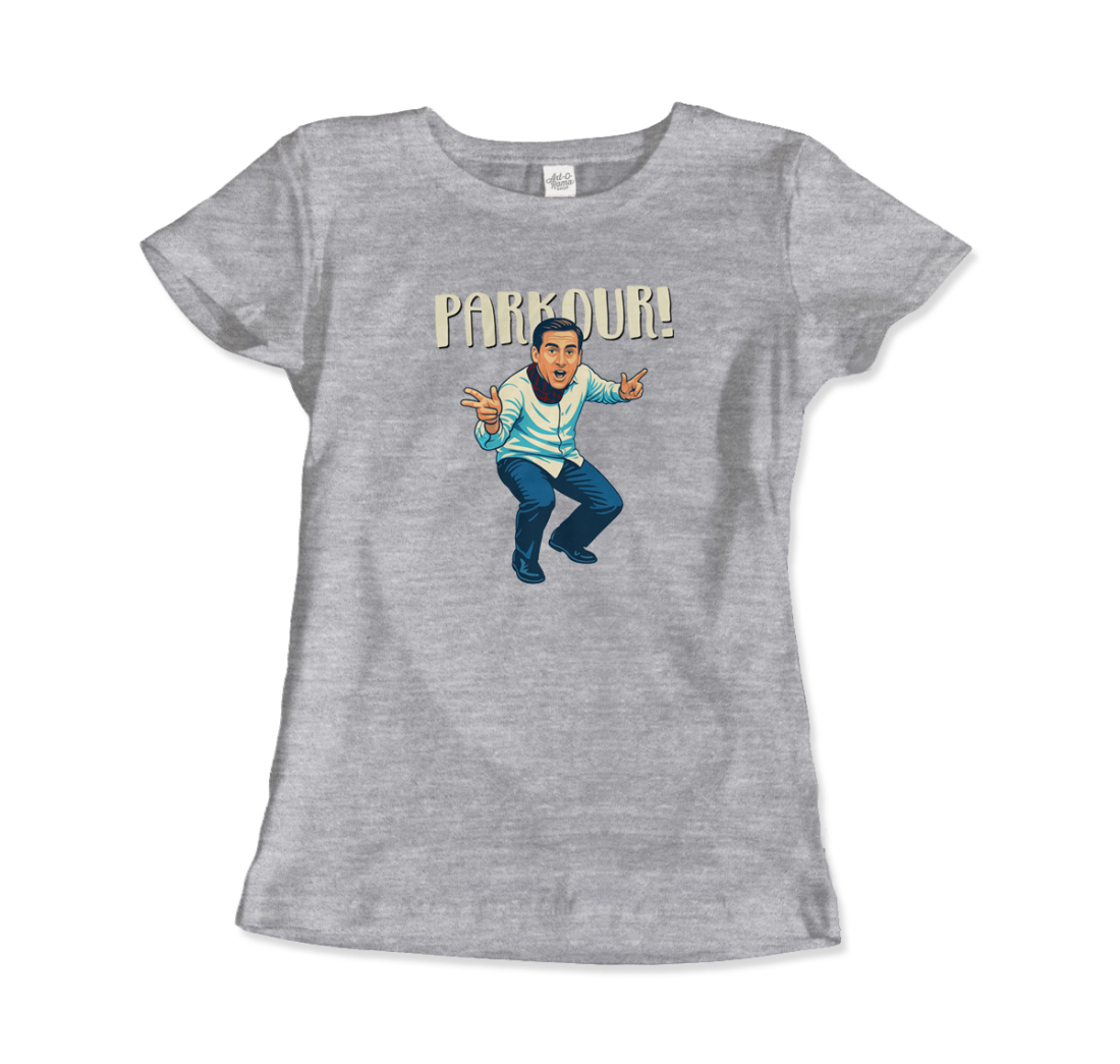 Michael Scott Parkour t-shirt by Art-O-Rama Shop