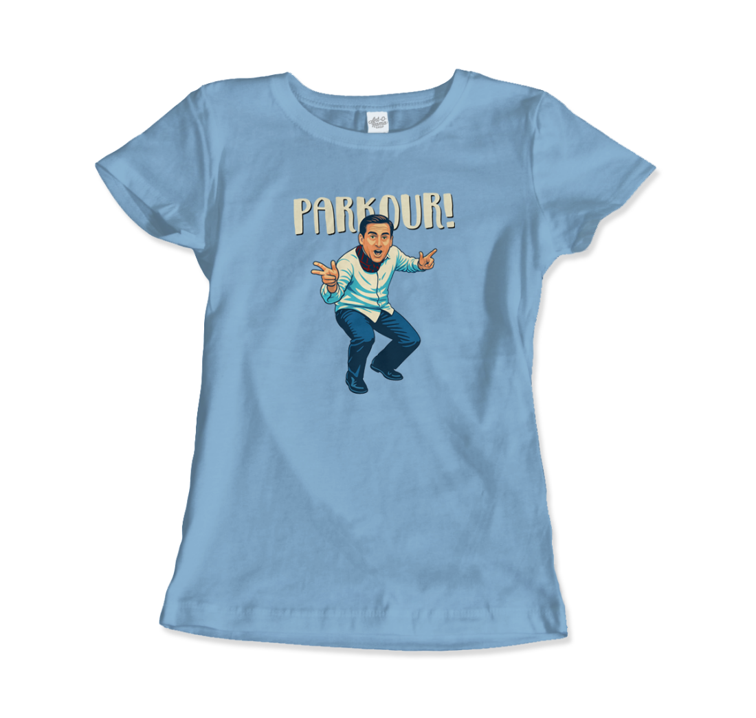 Michael Scott Parkour t-shirt by Art-O-Rama Shop