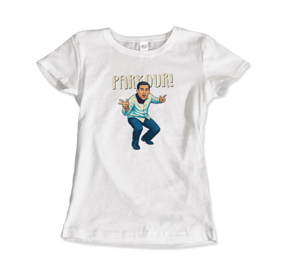 Michael Scott Parkour t-shirt by Art-O-Rama Shop