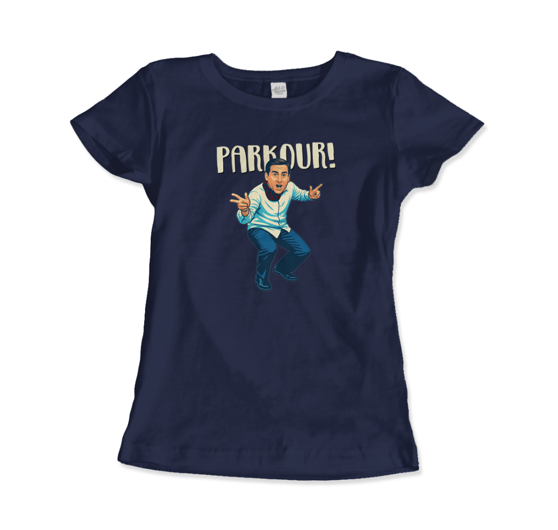 Michael Scott Parkour t-shirt by Art-O-Rama Shop