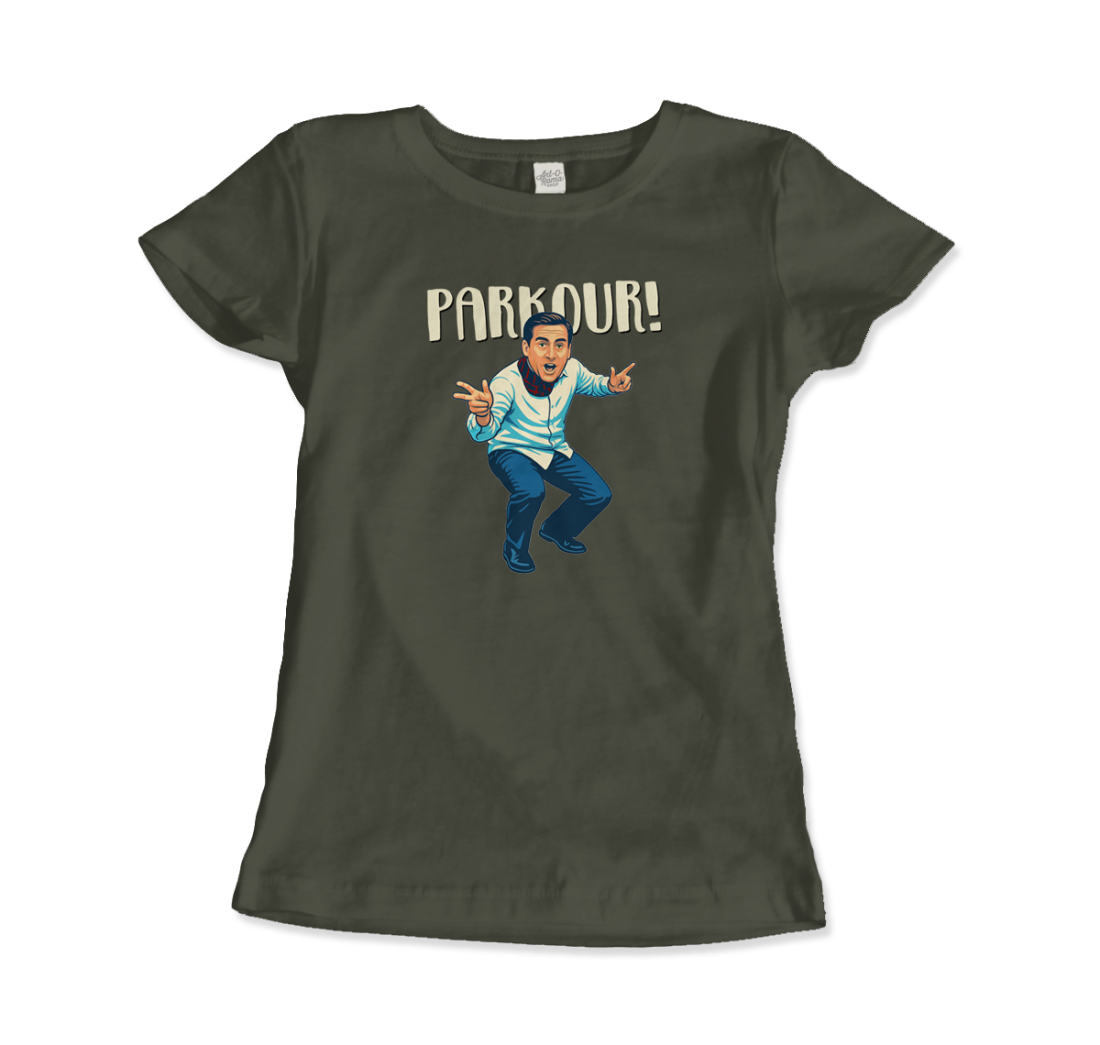 Michael Scott Parkour t-shirt by Art-O-Rama Shop