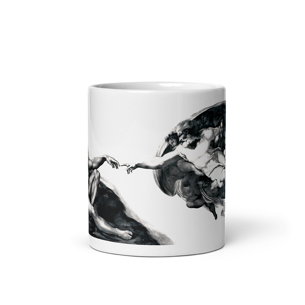 Michelangelo - The Creation of Adam Reproduction Mug by Art-O-Rama Shop