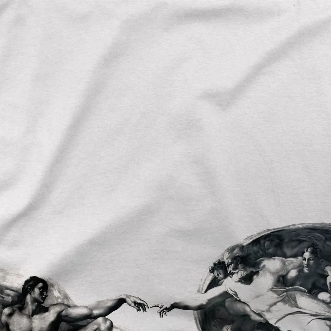 Michelangelo the Creation of Adam reproduction t-shirt by Art-O-Rama Shop
