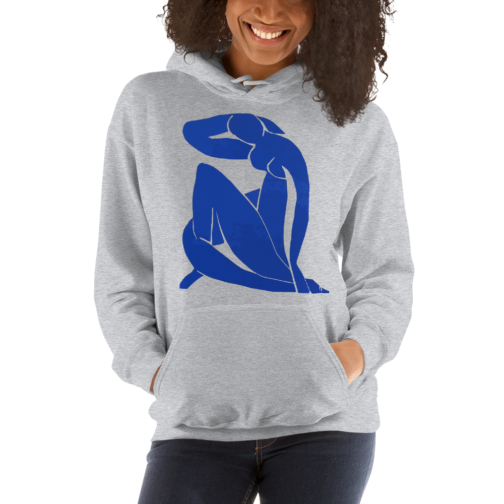 Henri Matisse Blue Nude 1952 Artwork Unisex Hoodie by Art-O-Rama Shop