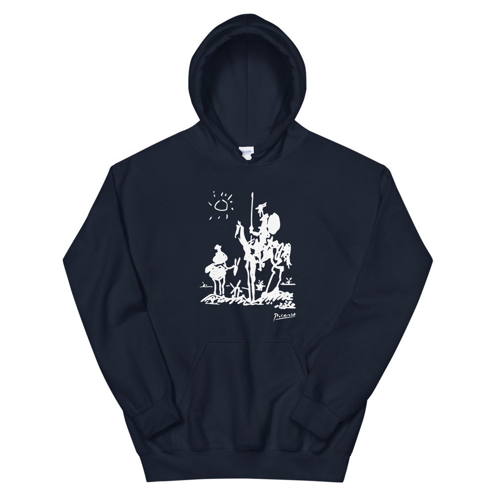 Pablo Picasso Don Quixote of La Mancha 1955 Artwork Unisex Hoodie by Art-O-Rama Shop