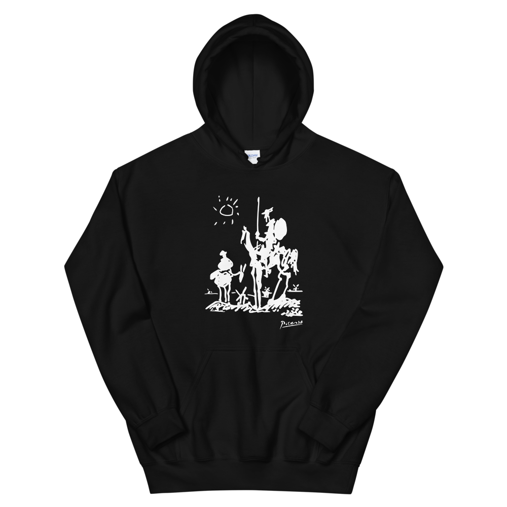 Pablo Picasso Don Quixote of La Mancha 1955 Artwork Unisex Hoodie by Art-O-Rama Shop