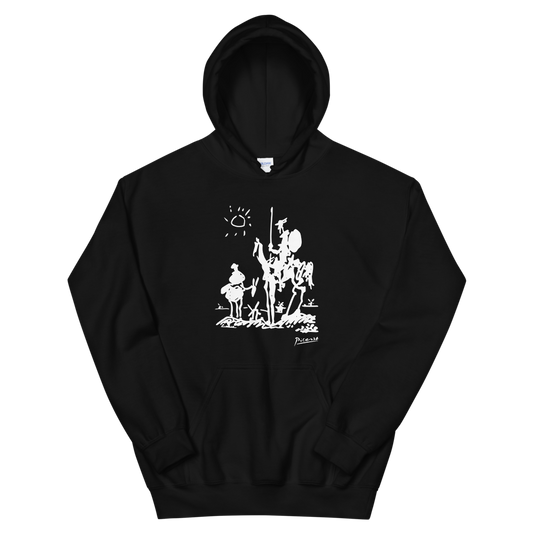 Pablo Picasso Don Quixote of La Mancha 1955 Artwork Unisex Hoodie by Art-O-Rama Shop
