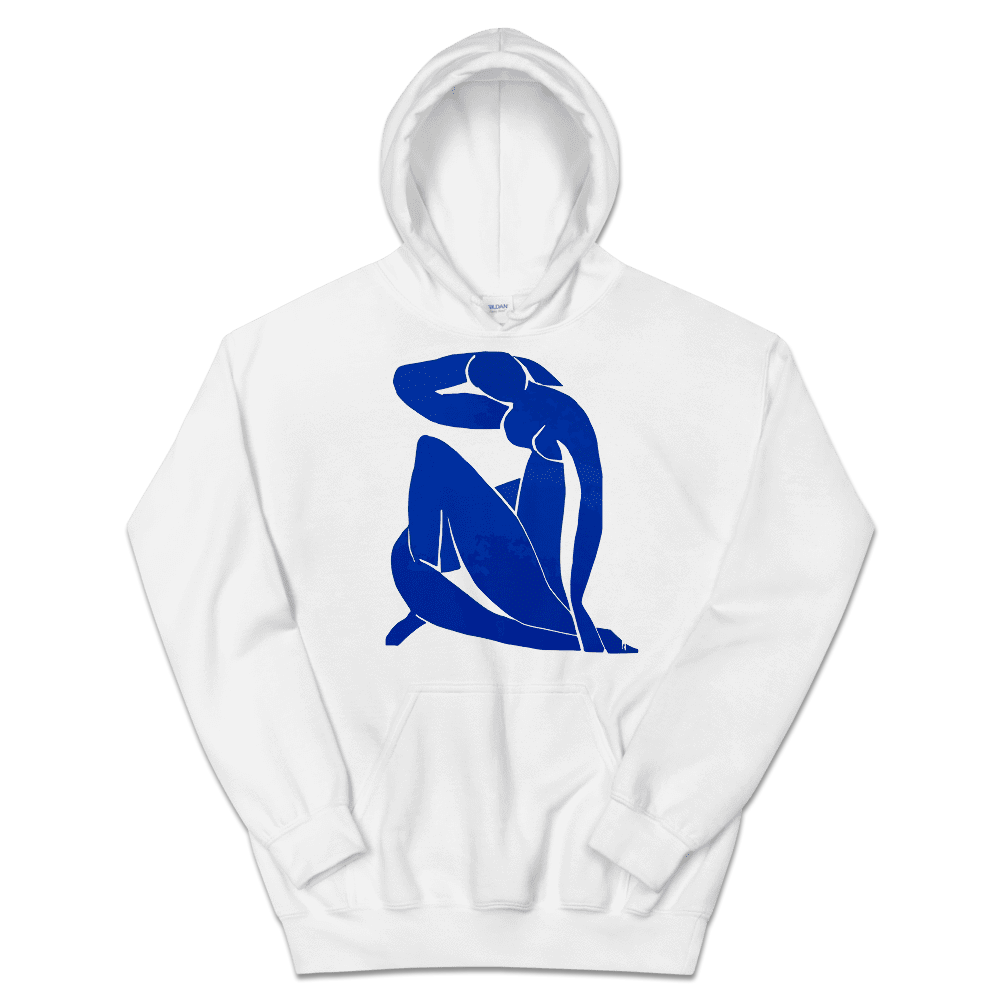 Henri Matisse Blue Nude 1952 Artwork Unisex Hoodie by Art-O-Rama Shop