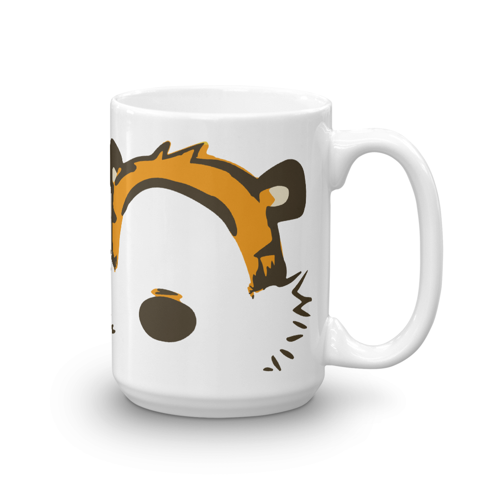 Calvin and Hobbes Faces Contour Mug by Art-O-Rama Shop