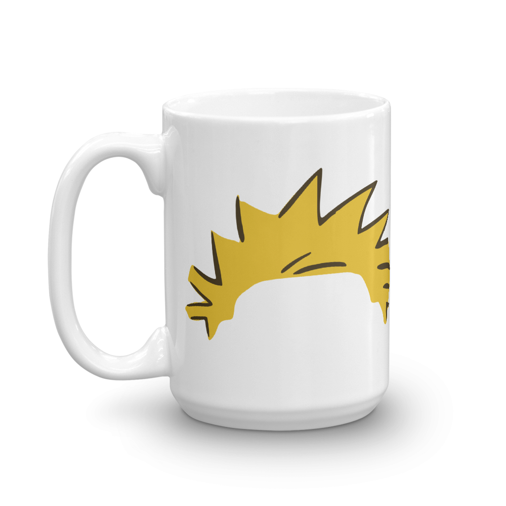 Calvin and Hobbes Faces Contour Mug by Art-O-Rama Shop