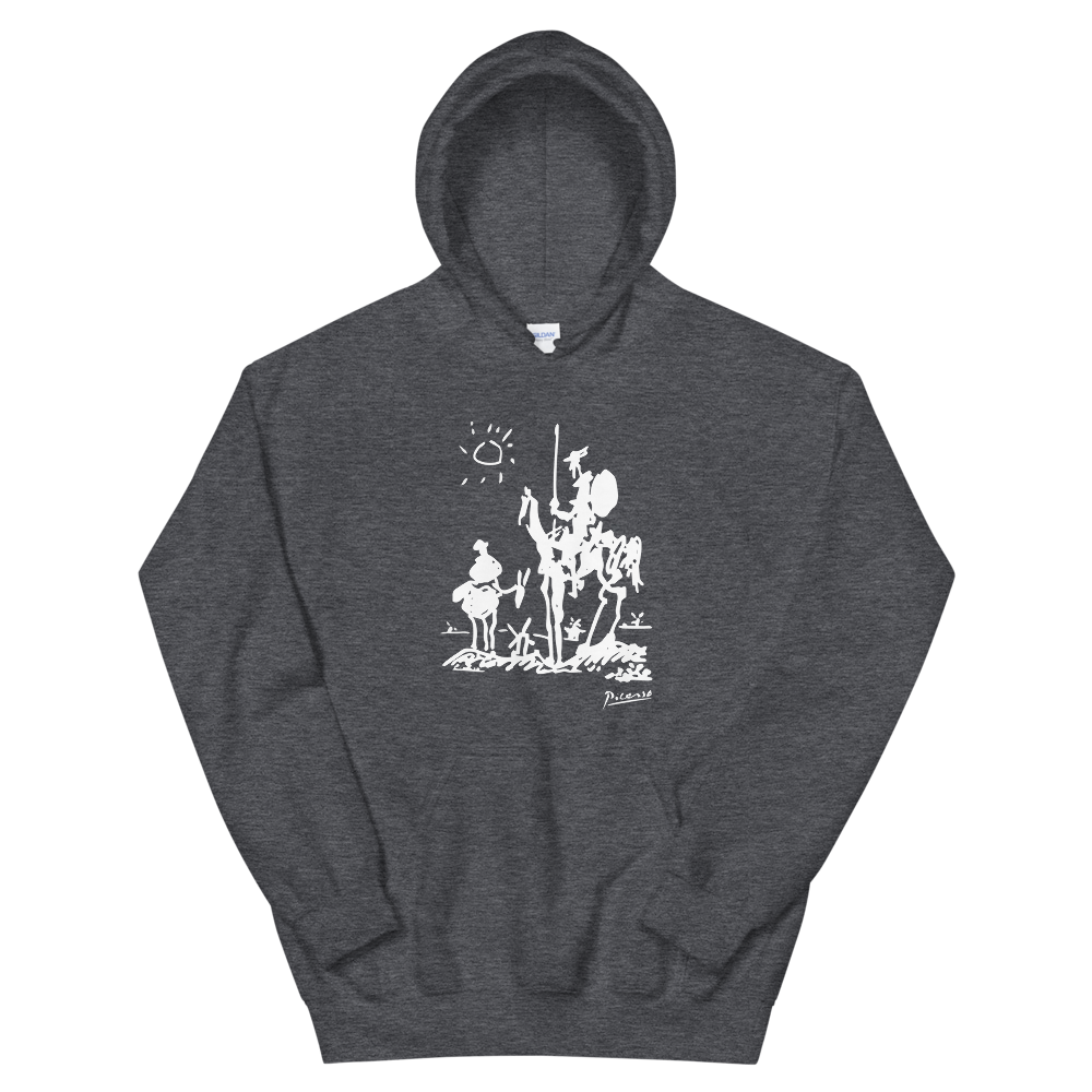 Pablo Picasso Don Quixote of La Mancha 1955 Artwork Unisex Hoodie by Art-O-Rama Shop