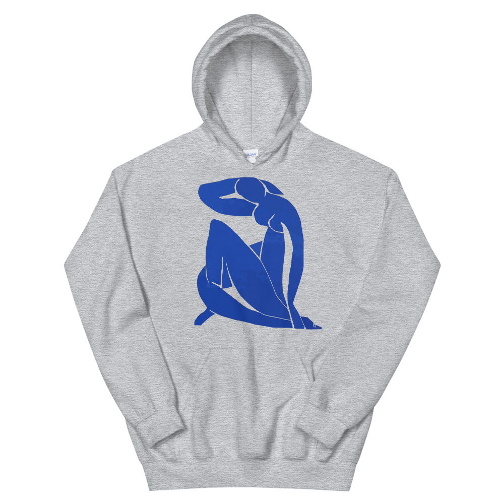 Henri Matisse Blue Nude 1952 Artwork Unisex Hoodie by Art-O-Rama Shop