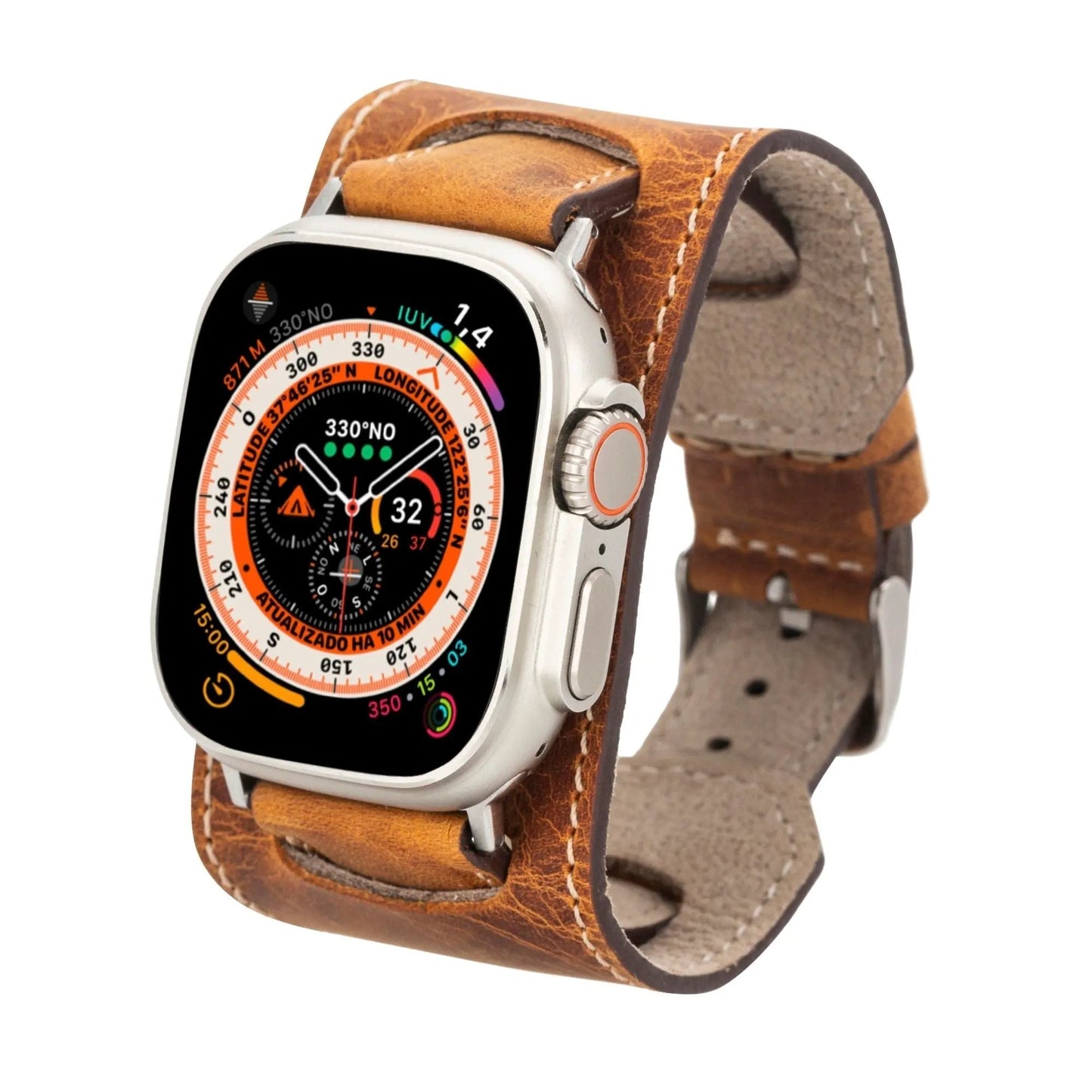 Moorcroft Cuff Leather Bands for Apple Watch by TORONATA