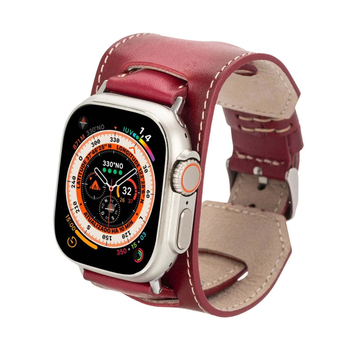 Moorcroft Cuff Leather Bands for Apple Watch by TORONATA