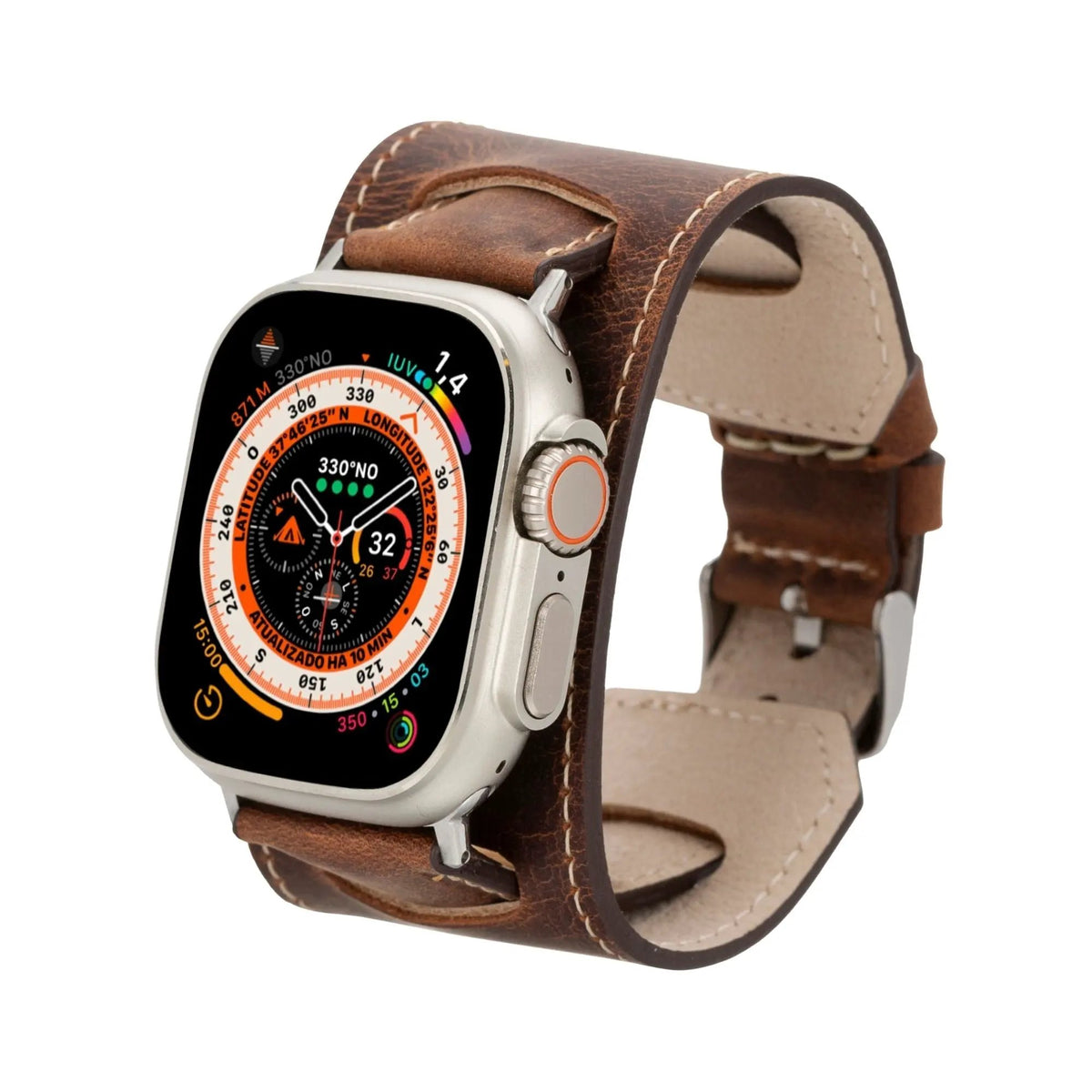 Moorcroft Cuff Leather Bands for Apple Watch by TORONATA