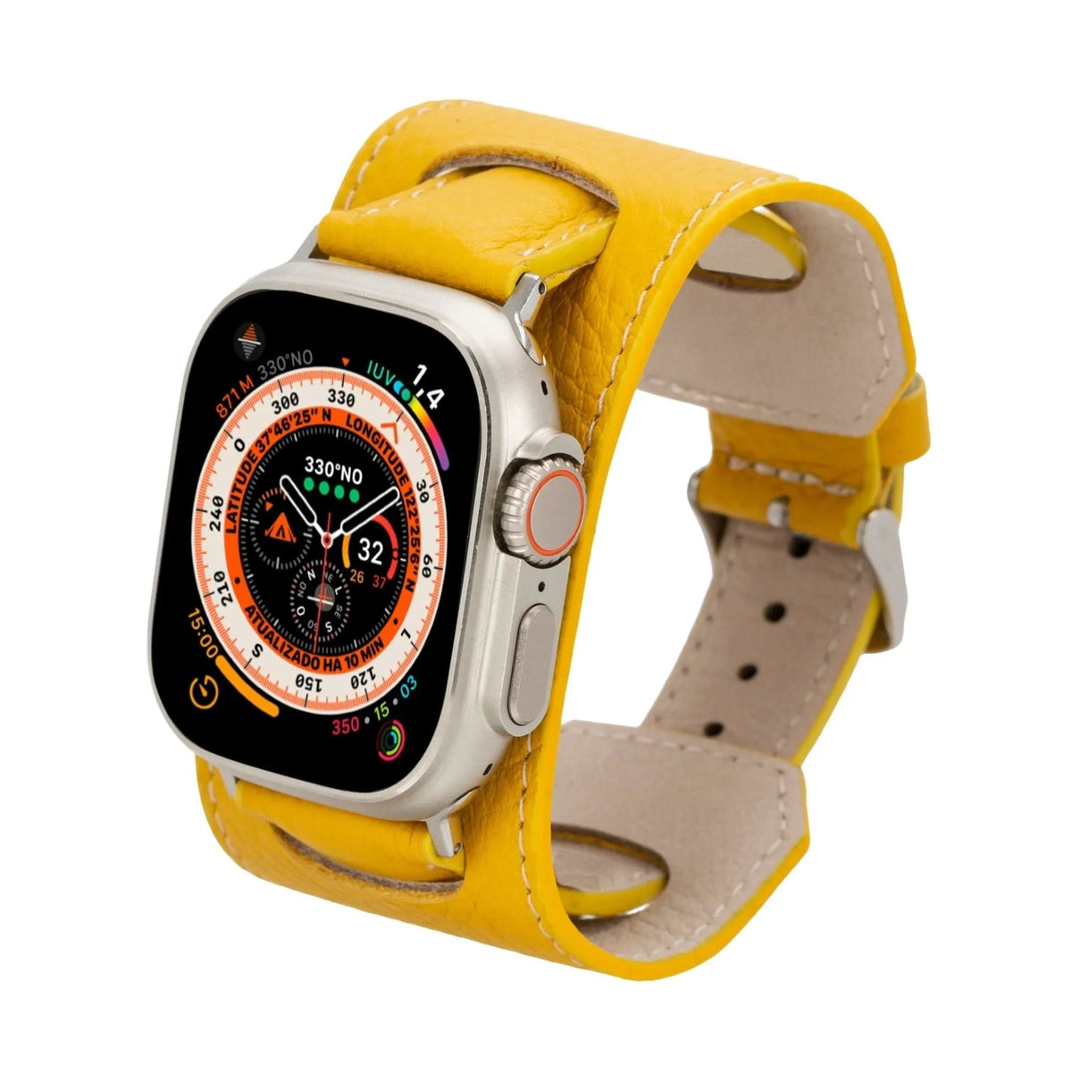 Moorcroft Cuff Leather Bands for Apple Watch by TORONATA