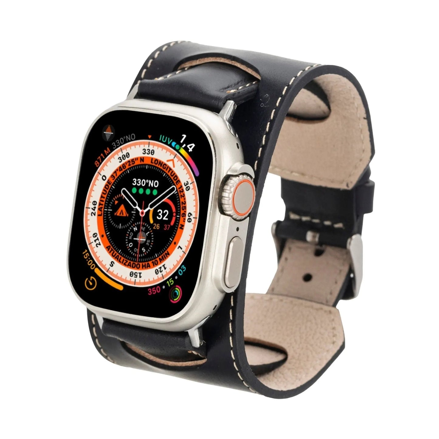 Moorcroft Cuff Leather Bands for Apple Watch by TORONATA