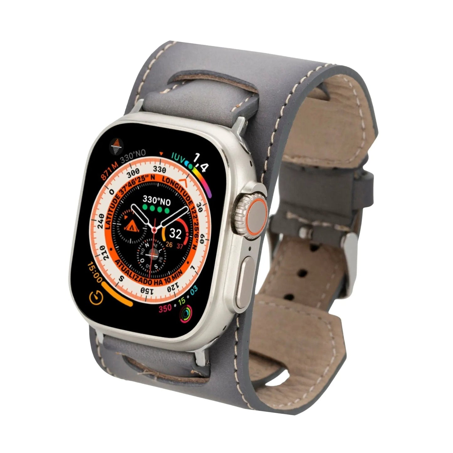 Moorcroft Cuff Leather Bands for Apple Watch by TORONATA