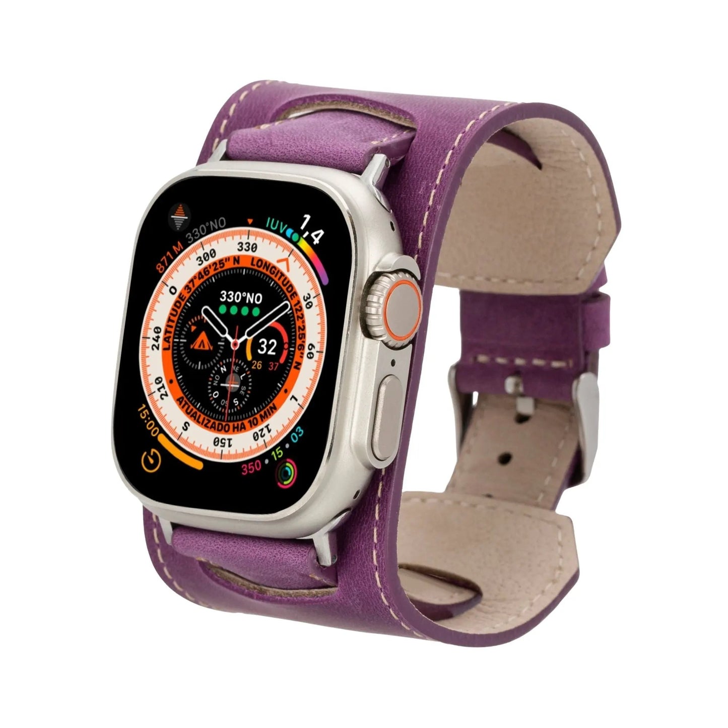 Moorcroft Cuff Leather Bands for Apple Watch by TORONATA